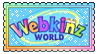 stamp with webkinz world logo on it